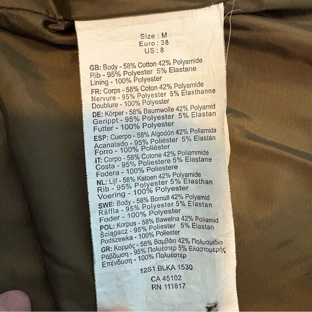 Bench Women's olive green Utility Jacket, Sz M. - Picture 5 of 9